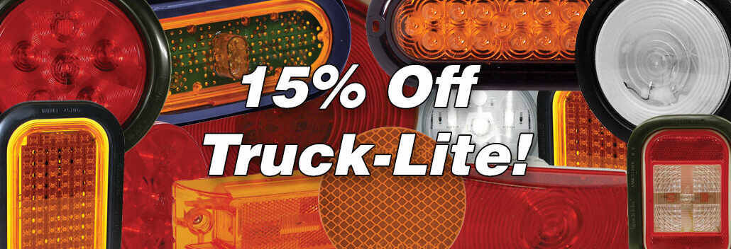 15% off Truck-Lite Lights