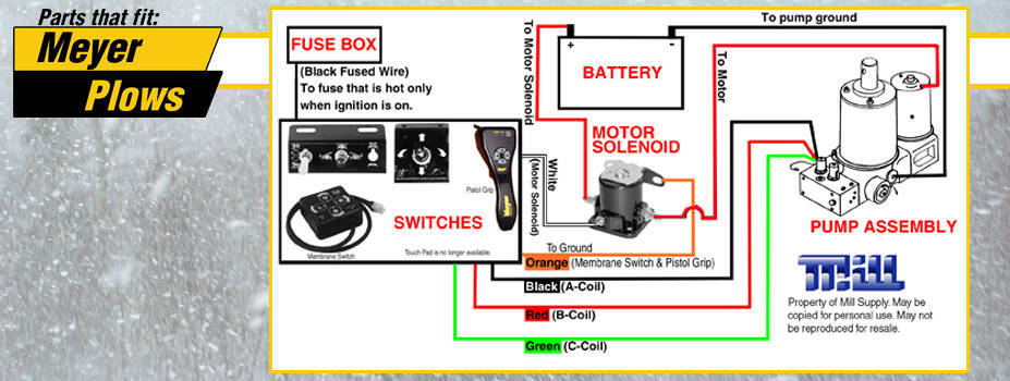 meyers snow plow wiring diagrams