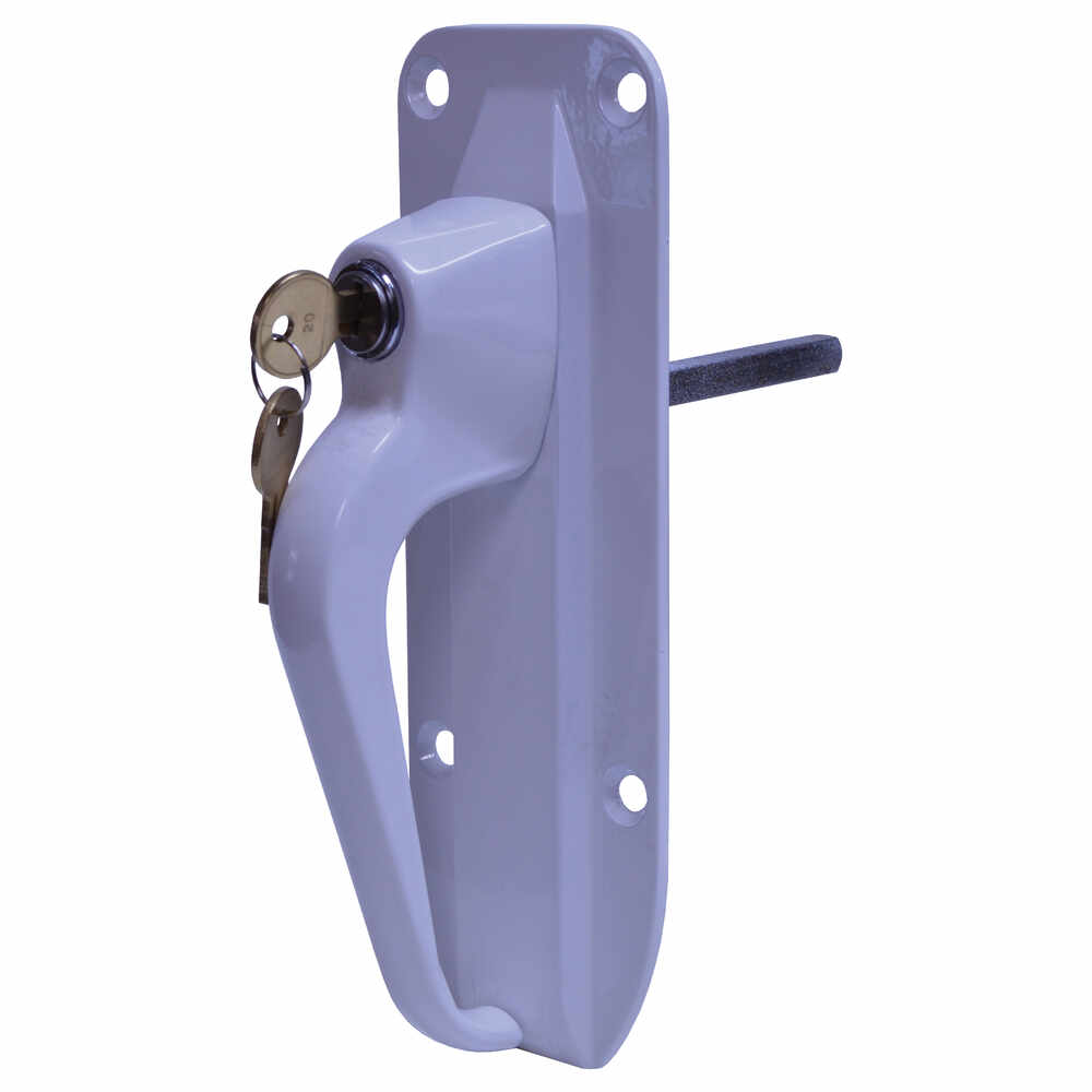 Locking Rear Door Handle Key Required to Lock White Genuine Kason