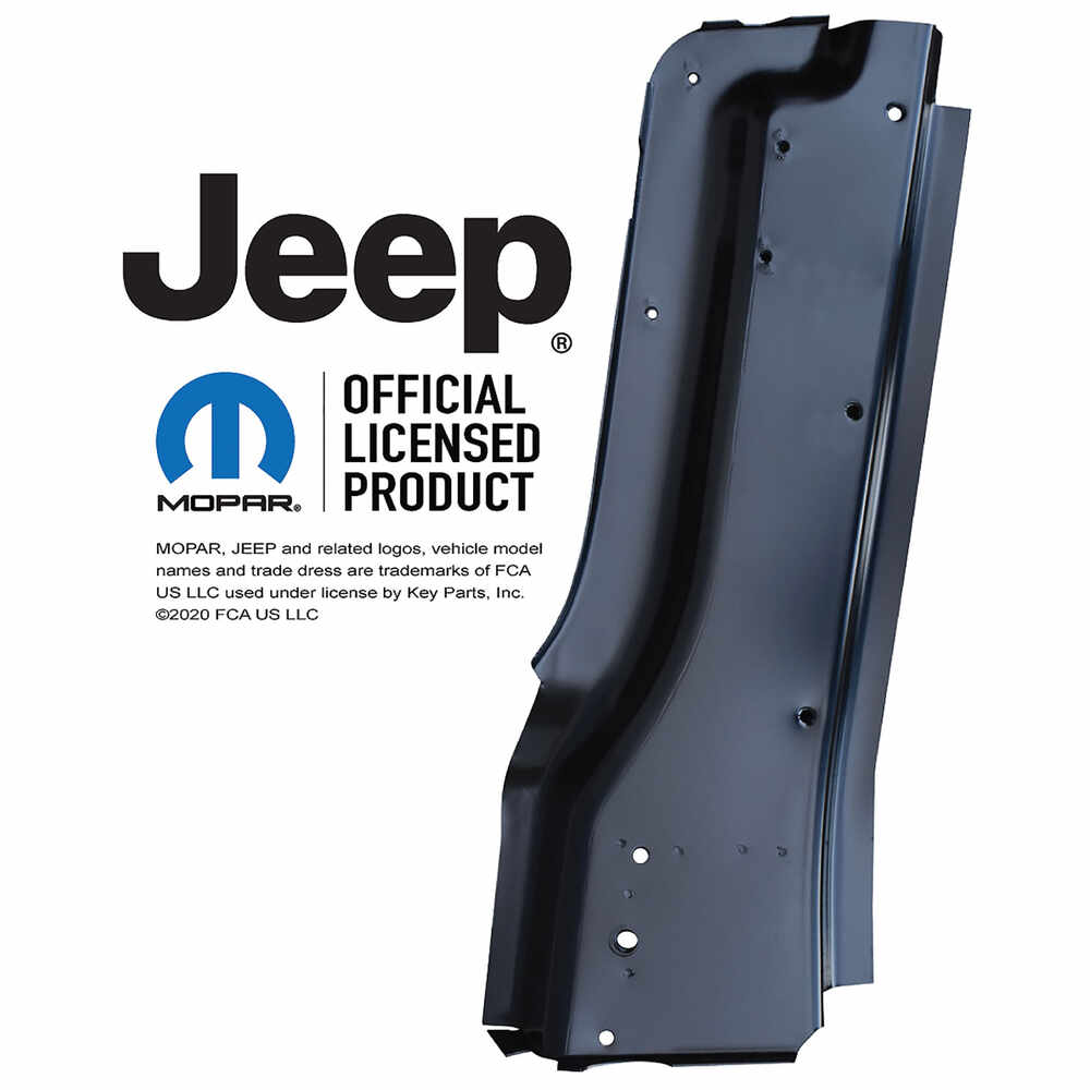 1987-1995 Jeep Wrangler YJ Side Panel Support Assembly - Right Side | Mill  Supply, Inc.