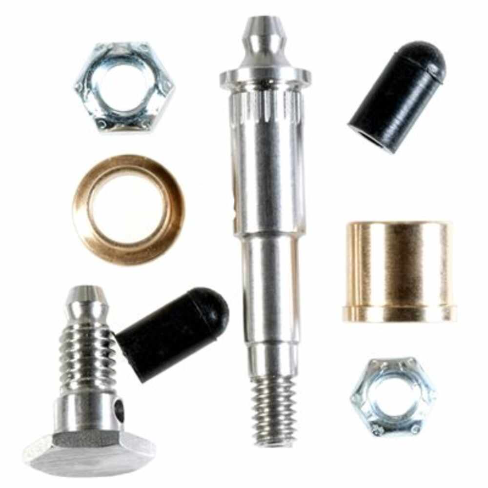 thumbnail interactive-video image 1 of Door Hinge Pin & Bushing Kit For Chevy GMC C/K Trucks 1988-2002 – 2-Door, Zinc-Plated 1 of 4