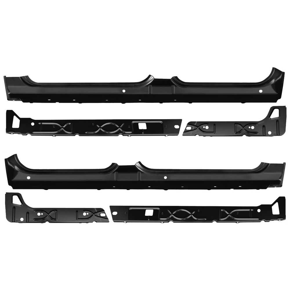 20072013 GMC Pickup Sierra Crew CabRocker Panel & Inner Rocker Kit