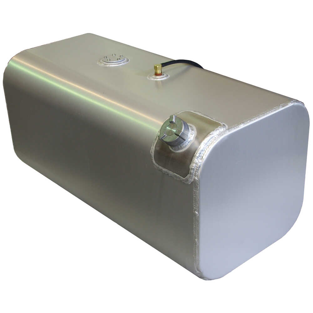 45 Gallon Rectangular Aluminum Fuel Tank, Driver's side, 17.5" H x 18"W