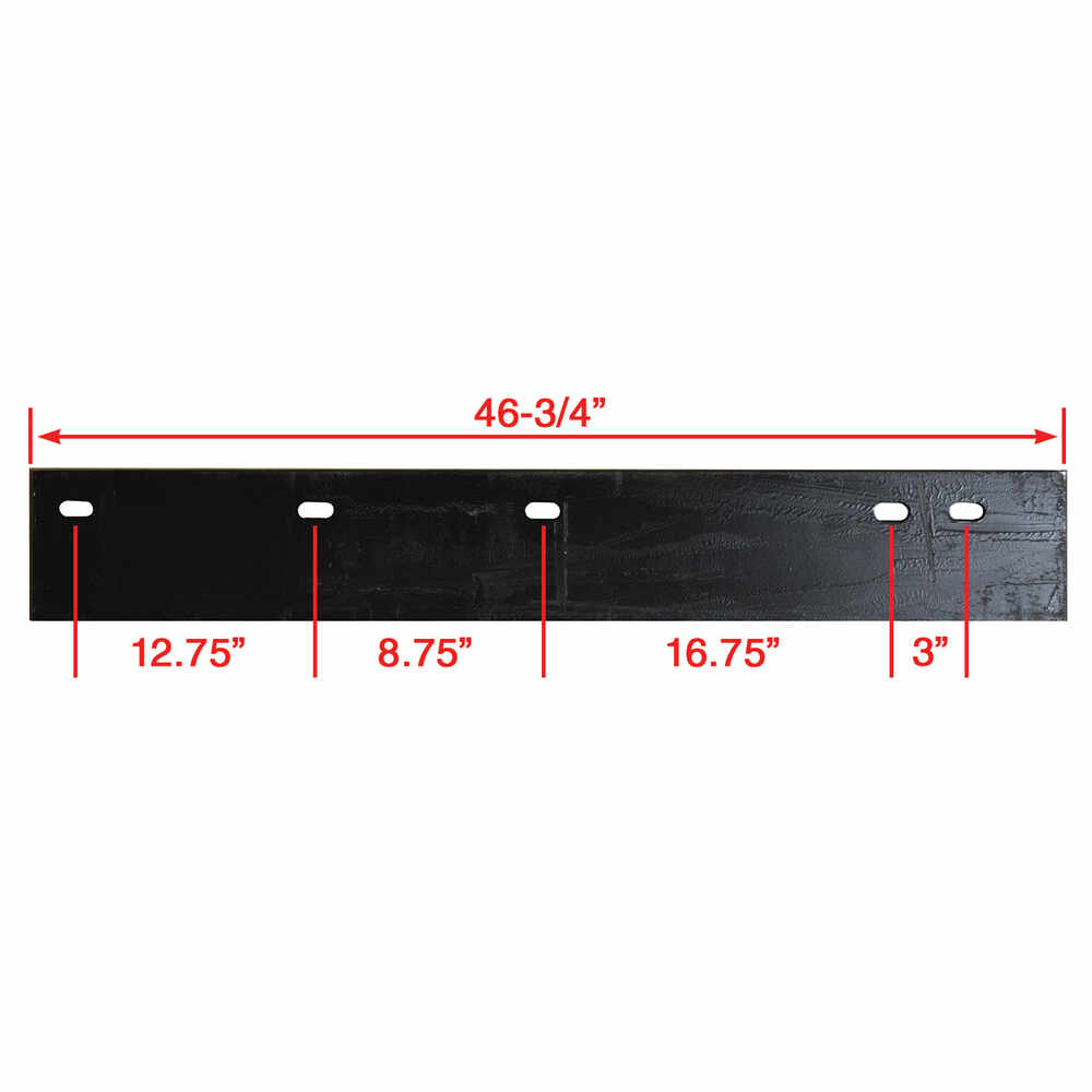 9.5' V-Plow Half Blade Cutting Edge Blade - Replaces Western & Fisher 44898