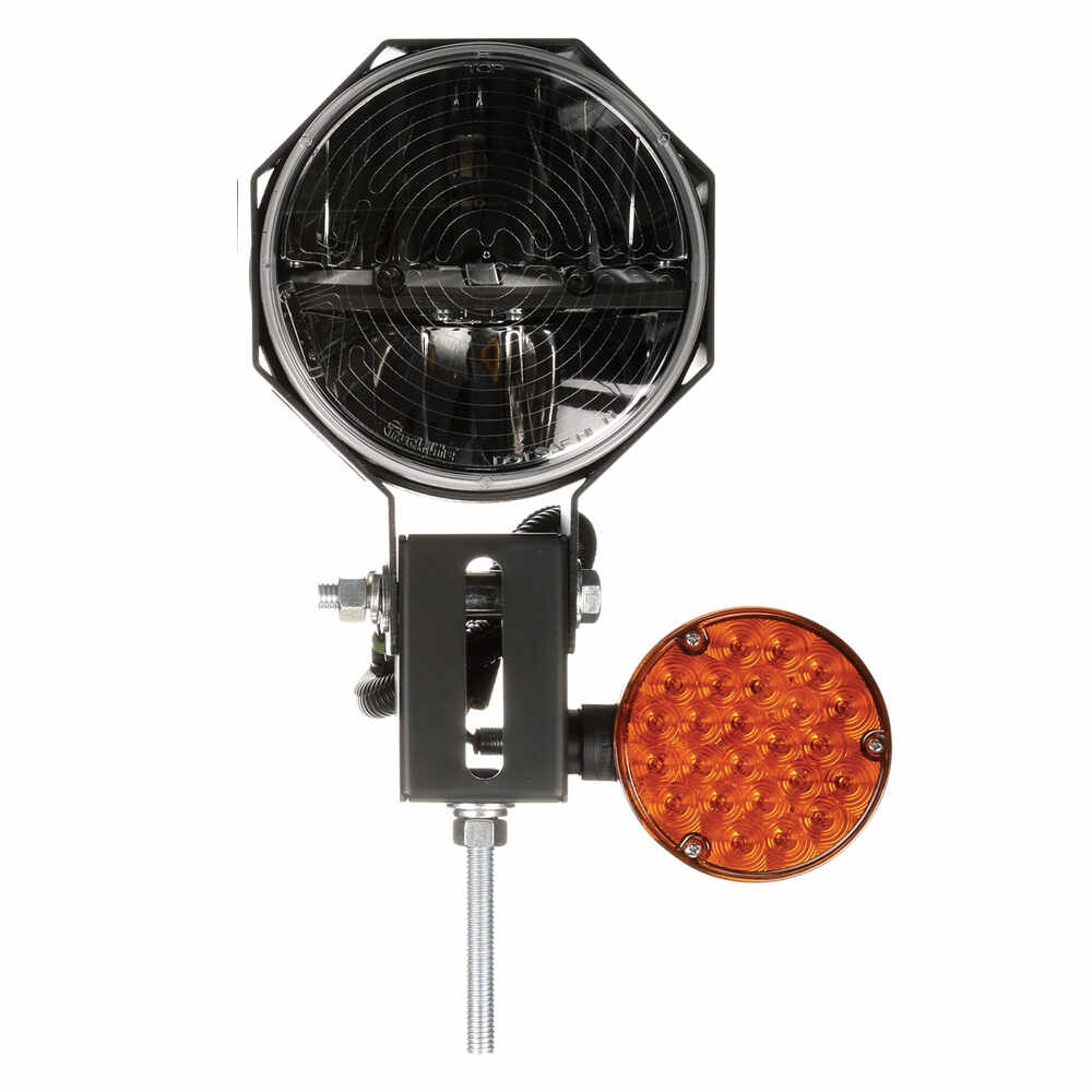 LED Municipal Plow Light Set with Heated Lens - Drivers Side
