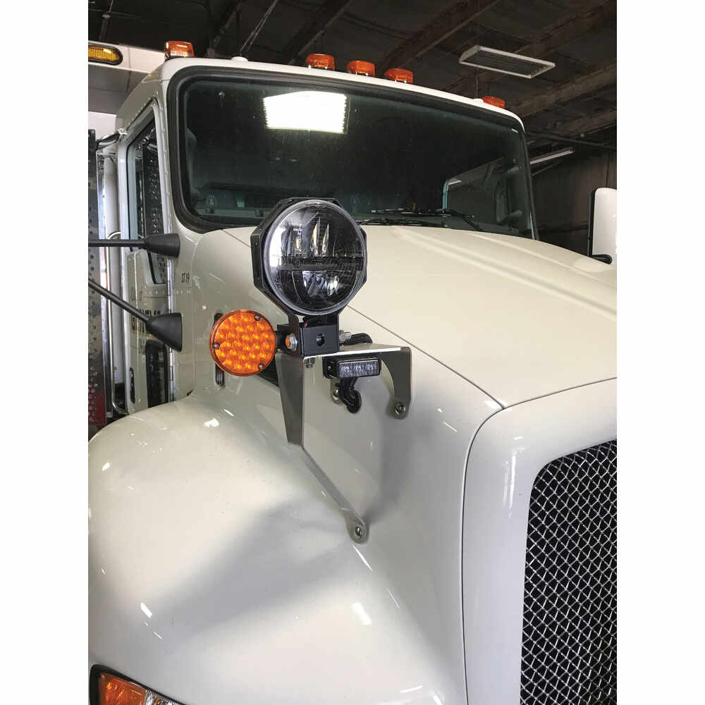 LED Municipal Plow Light Set with Heated Lens - Drivers Side