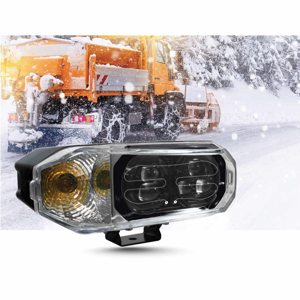 LED Snow Plow Headlight Set
