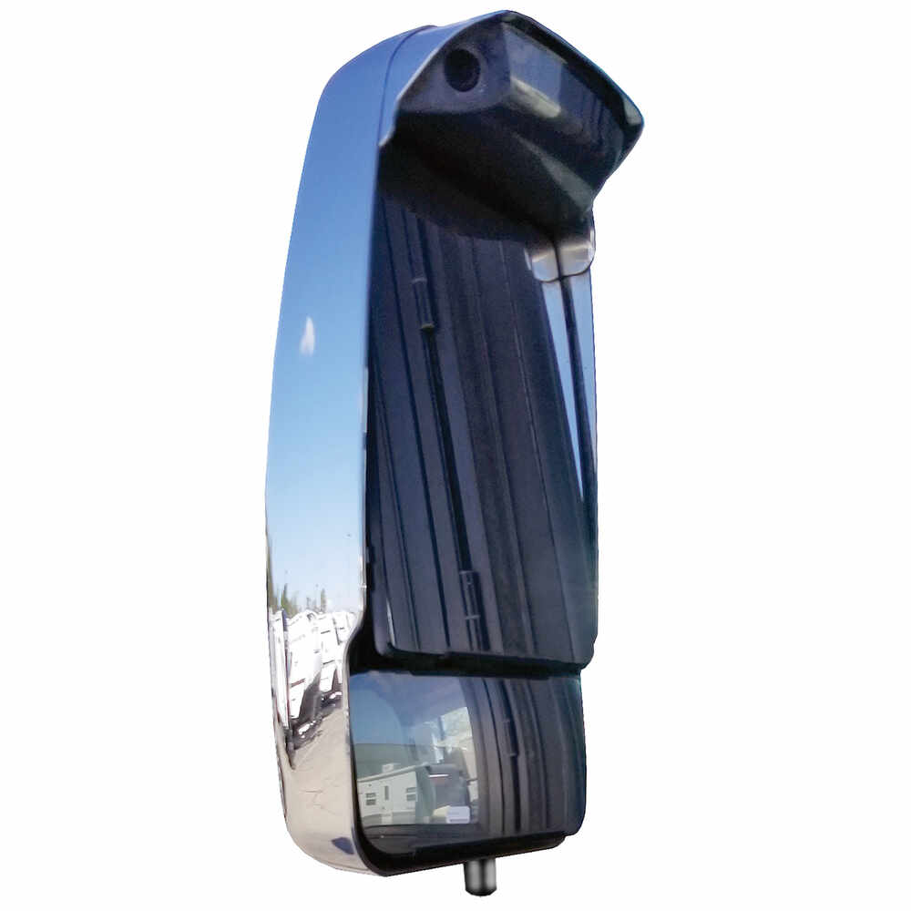 Left Euromax Heated Remote Mirror Head with Blind Spot Camera Chrome