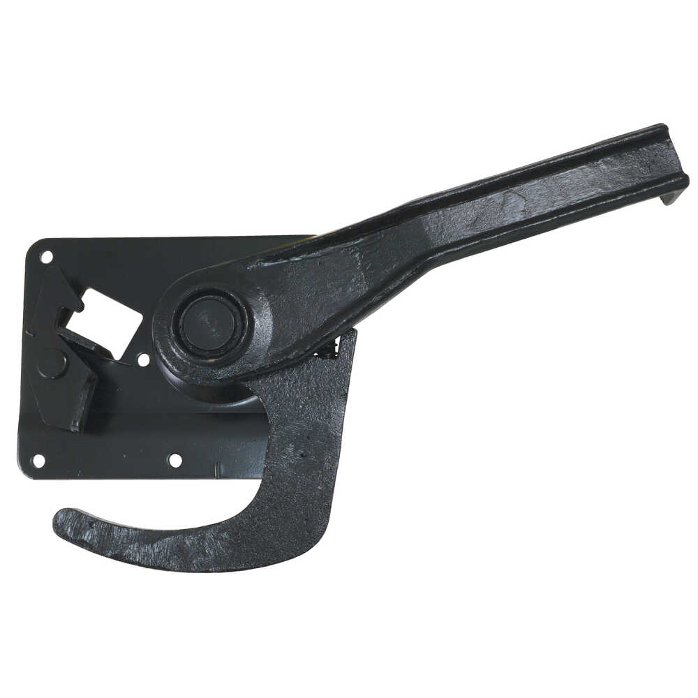 Lock Assembly with Offset at Bottom Edge of Mounting Plate fits