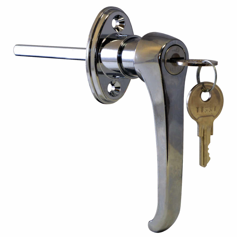 Locking Rear Door Handle Chrome Mill Supply, Inc.
