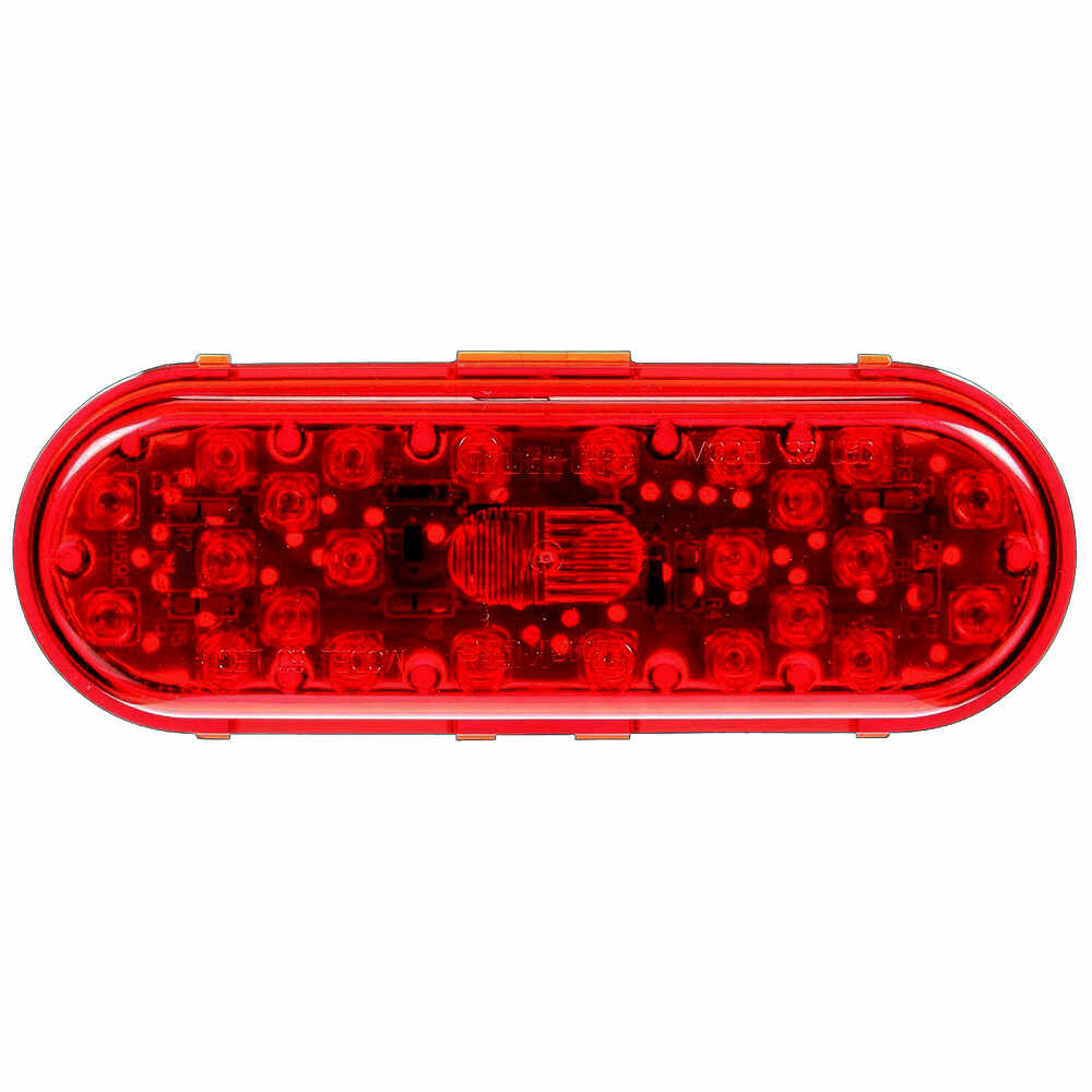 Oval Red LED Stop / Tail / Turn Lamp - 26 Diode - Truck-Lite 60250R