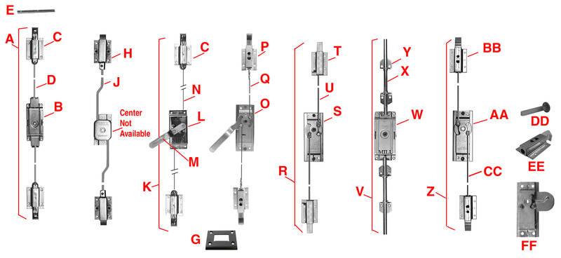 Rear Door Latches & Strikes