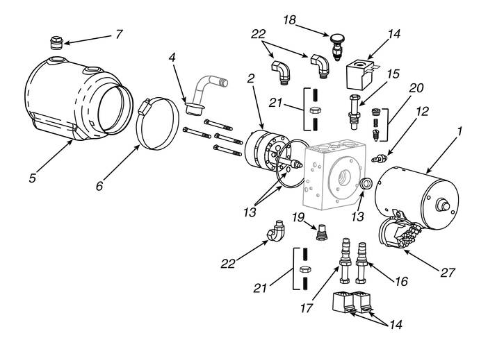 Replacement Pump Parts for Meyer E-73