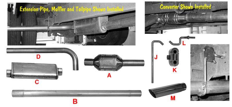 Ford - Aftermarket Exhaust Parts Stepvan