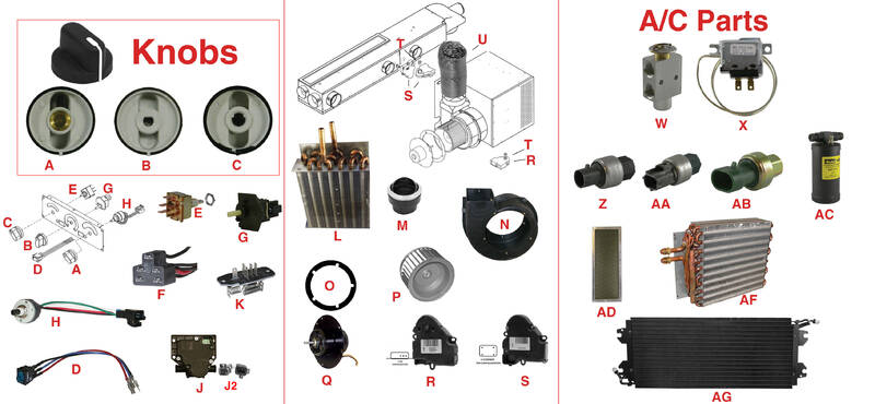 Heater & A/C Parts for Evans 213616