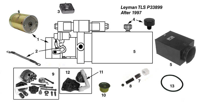 Leyman Liftgate TLS P33899 Power Unit after 1997
