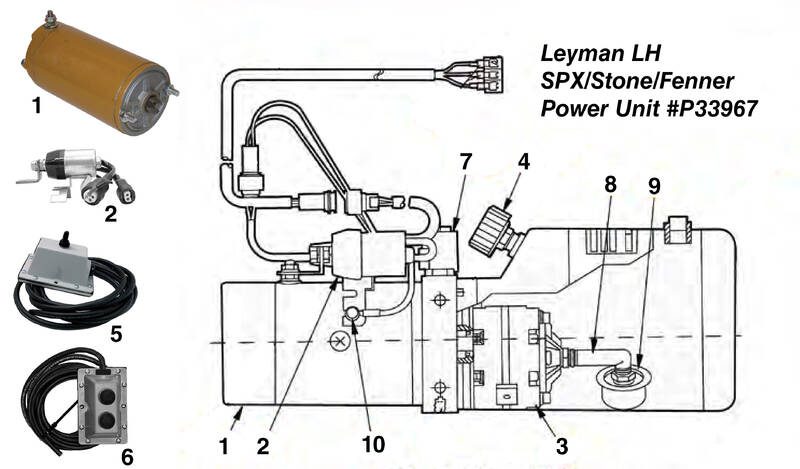 Leyman LH 2500 SPX/Stone/Fenner Power Unit P33967
