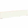 15" x 90" Top Wooden Roll Up Door Panel - White - fits Diamond / Todco & Whiting Roll Up Door
