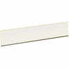 15" x 95.75" Bottom Wooden Rollup Door Panel - White - fits Diamond & Todco Roll Up Door