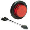 2" Round Red LED Marker Lamp with grommet and adapter plug - Truck-Lite