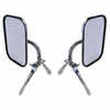 Universal Below Eye Level Mirror Assembly, Stainless Steel PAIR