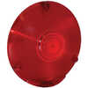 4-1/8" Round red lens only with 3 screw mount