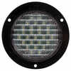 LED Round Clear Back Up Light with Black Flange - 27 LED's - Truck-Lite 44240C