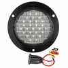 4&quot; LED Round Clear Back Up Lamp with Black Flange - 27 Diode - Truck Lite 44146C