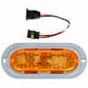 LED Oval Sealed Lamp - Mid Turn with Flange & Adapter Plug