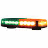 Green & Amber Magnetic Mount LED Mini Light Bar