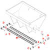 9' Hopper Spreader Conveyor Chain that fits Swenson MDV - 04043-075-09 & Meyer MDV - 62344