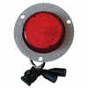 LED 2" Red Flange Clearance/Marker Lamp with Plug