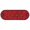 LED Low profile red oval stop/tail/turn light, 6.5" 14 LED's