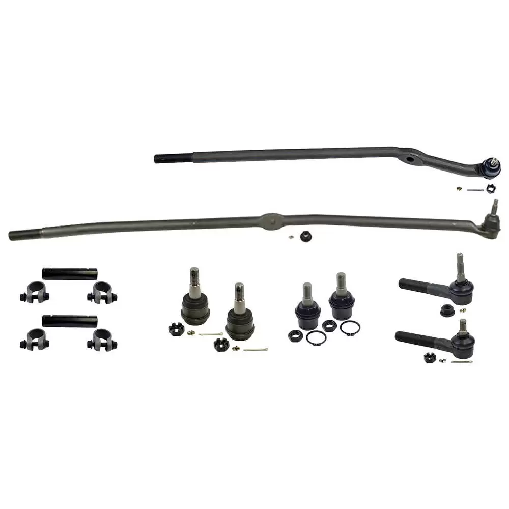 00-02 Dodge Ram 2500 Pickup Truck 4WD 10 Piece Ball Joint & Steering Kit