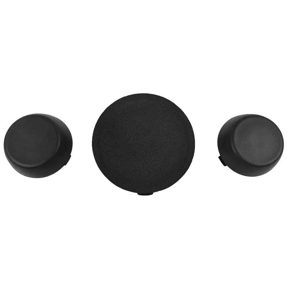 00-15 Toyota Tacoma Receiver Hitch and Center Caps for Rear Step Bumper Pad, 3-Piece Kit.