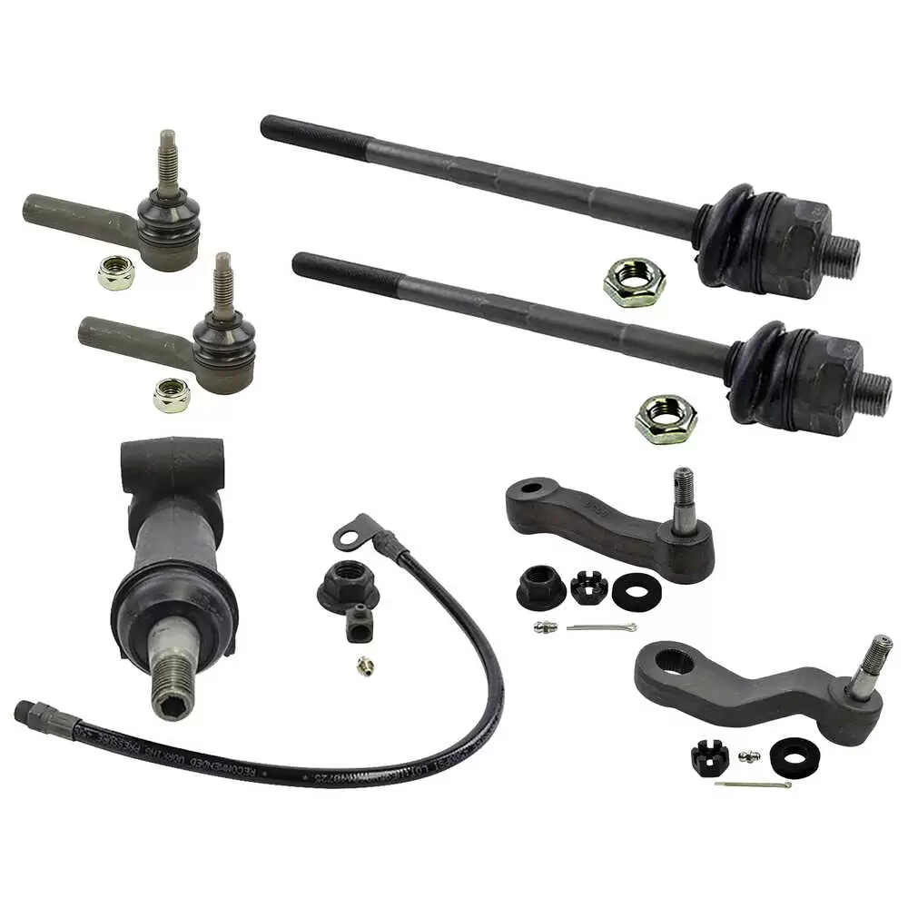 02-06 Chevrolet Avalanche 2500 7 Piece Tie Rod Idler and Pitman Arm Kit - Duramax