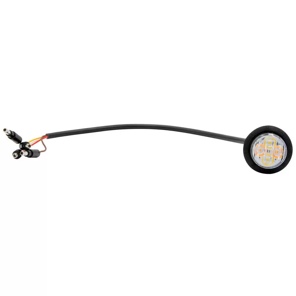 1-1/4"  Dual Color, Dual Function, combination Clearance Marker and Flashing Warning light