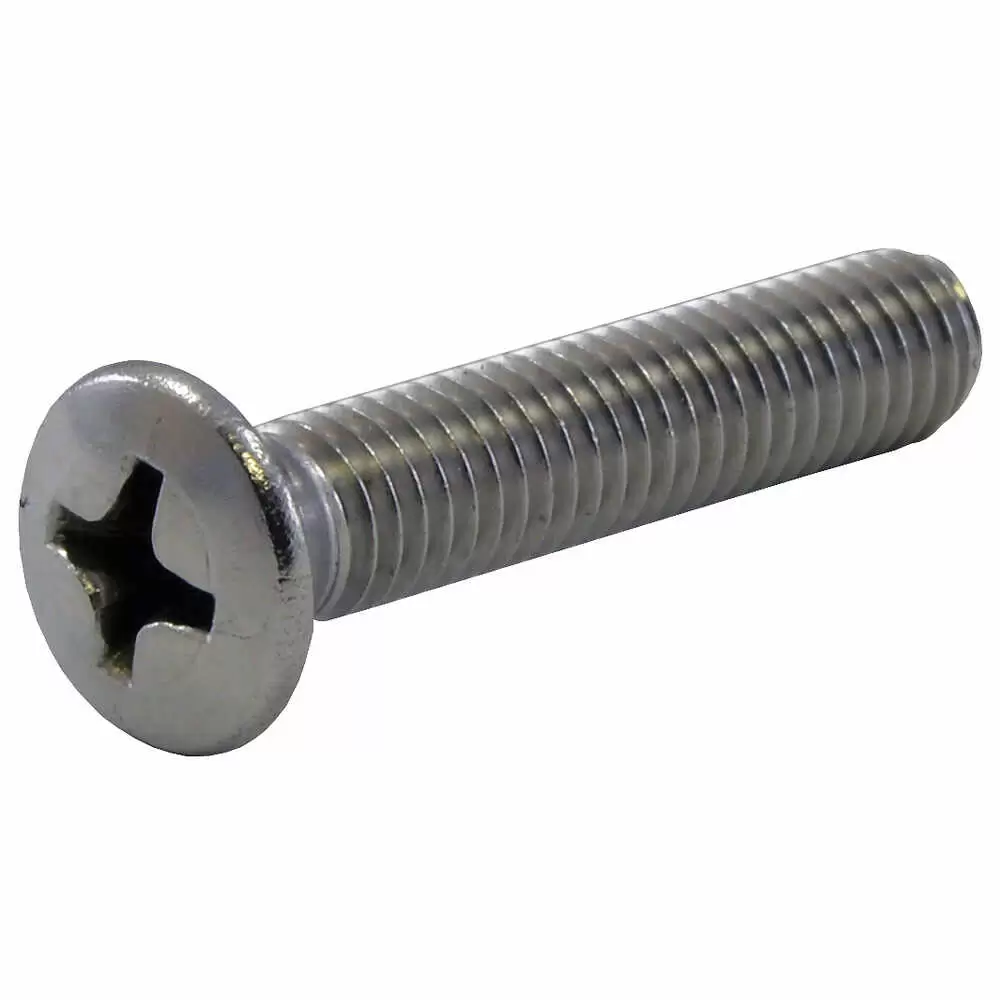 1" x 10-32 Stainless Steel Oval Head Machine Screw - 50 Pieces - Popular on Rollup Doors
