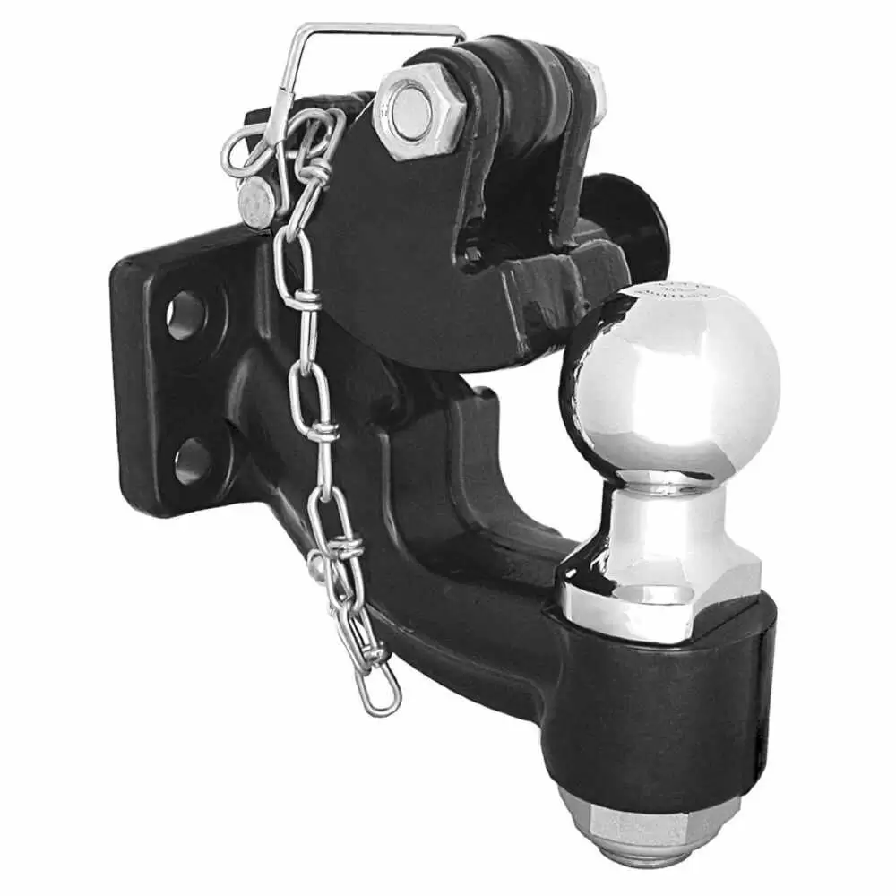 10 Ton Combination Pintle Hitch with 2" interchangeable ball