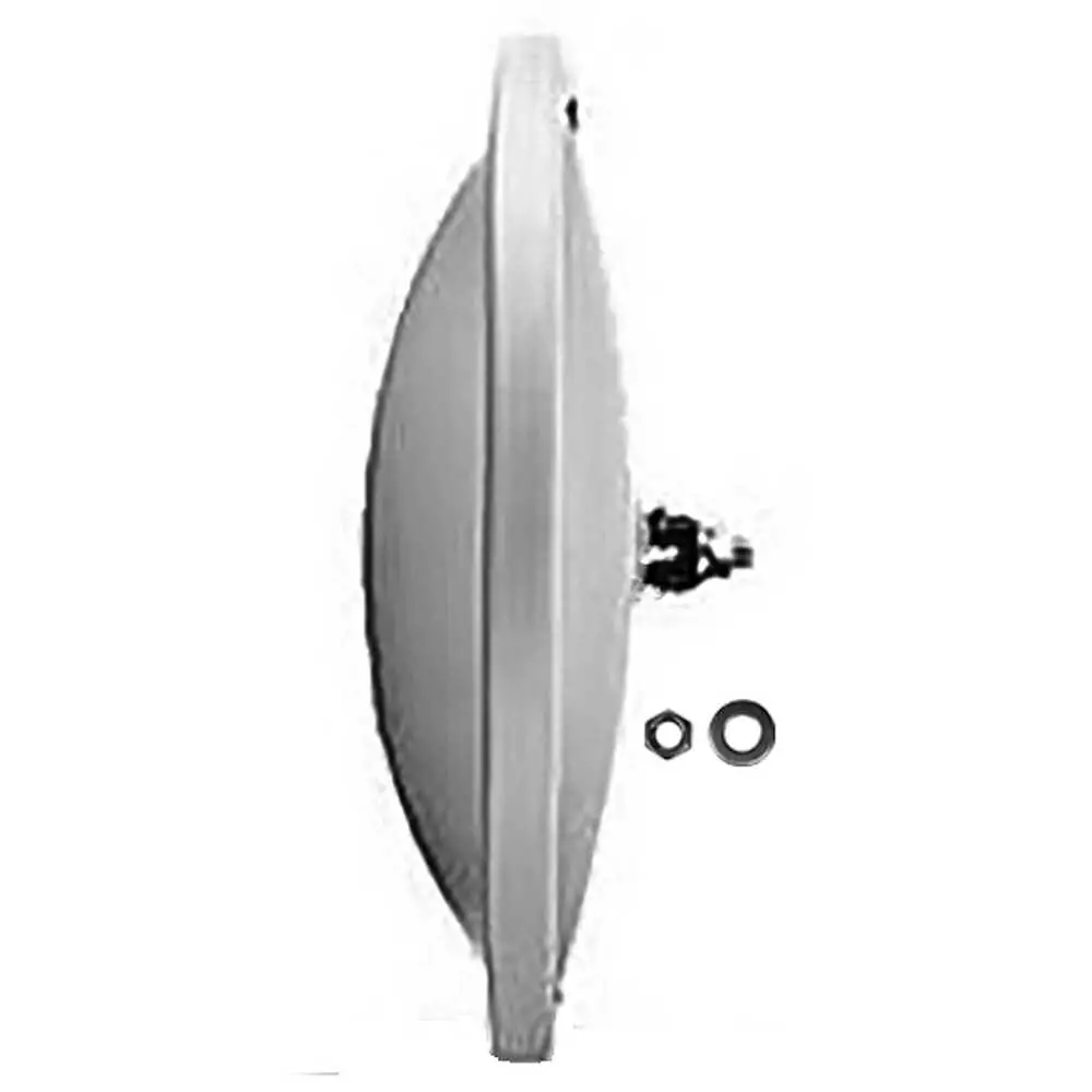 10" White mirror head for cross view mirror system