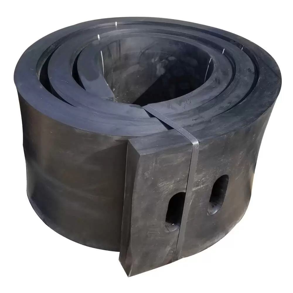 10' x 10" x 1.5" Rubber Cutting Edge Blade Highway Punch - Replaces Western 608323, Fisher, Meyer 08193 