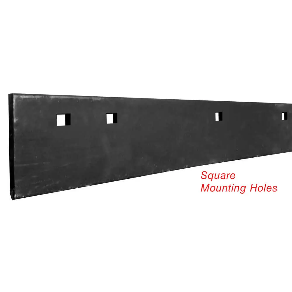 10' x 6" x 5/8" Steel Highway Punch Cutting Edge Blade 5/8 Square holes