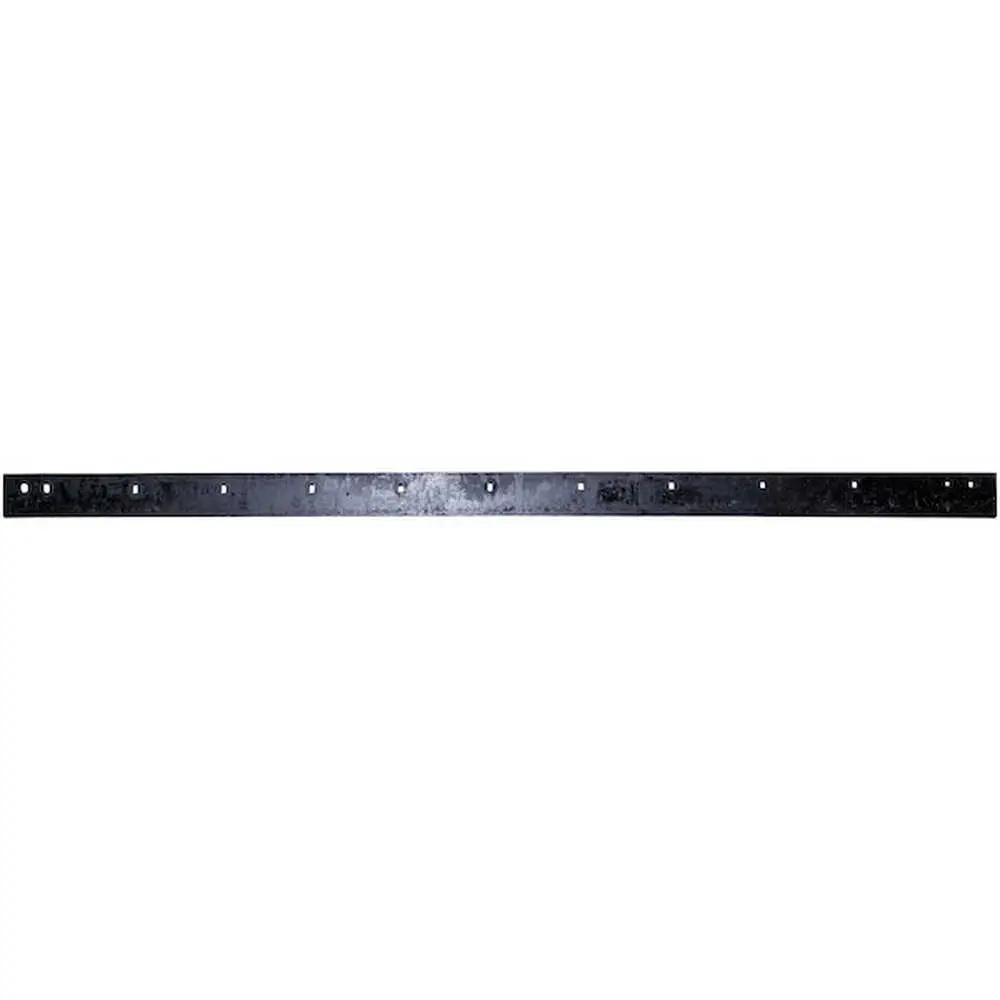 11' x 6" x 3/4" Steel highway punch cutting edge blade with 5/8" countersunk mounting holes