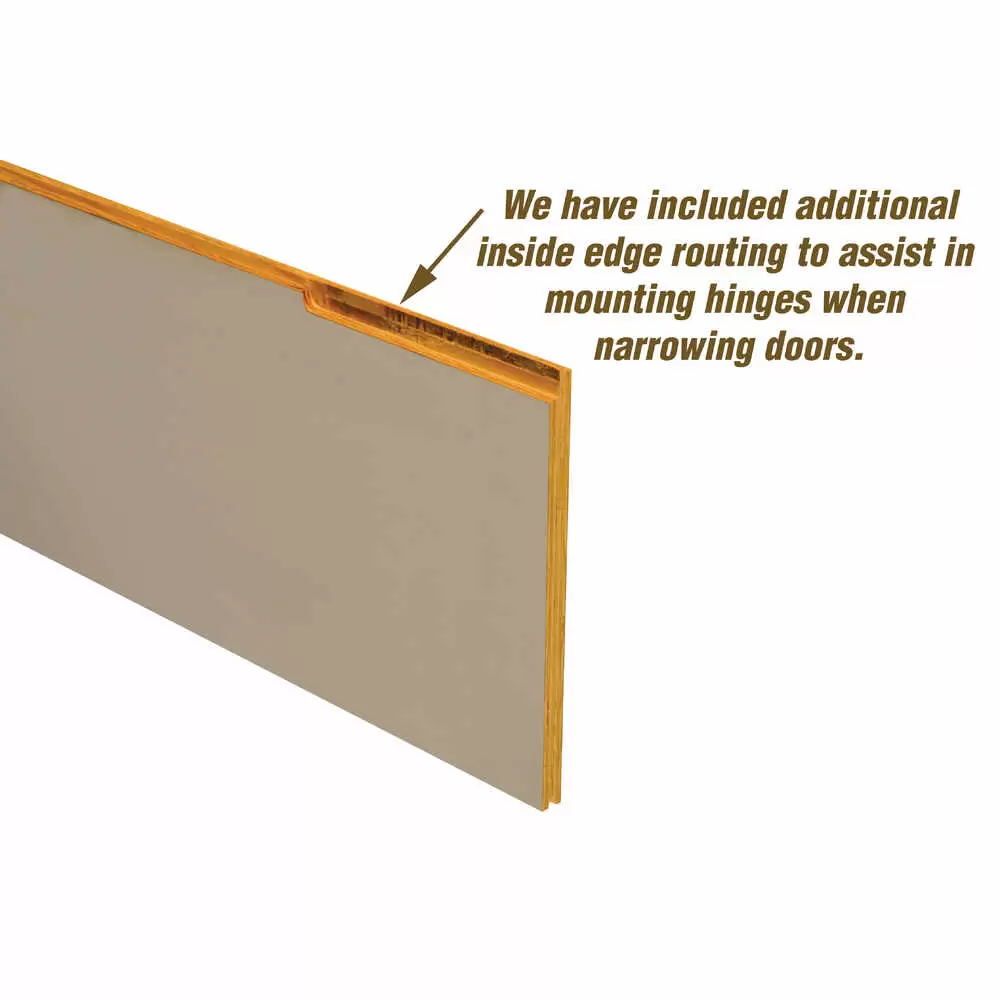 11" X 95.75" Bottom Wooden Roll Up Door Panel - White