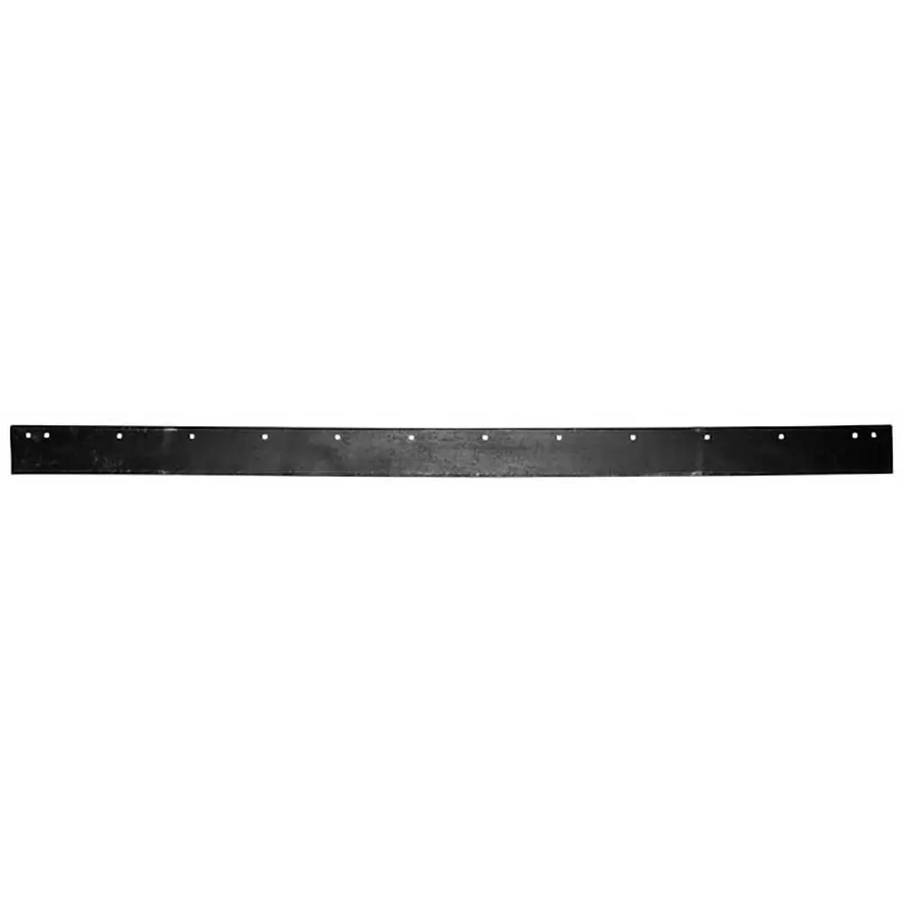 12' High Carbon Steel Highway Punch Cutting Edge Blade with 5/8" Countersunk Mounting Holes - 144" x 8" x 5/8"