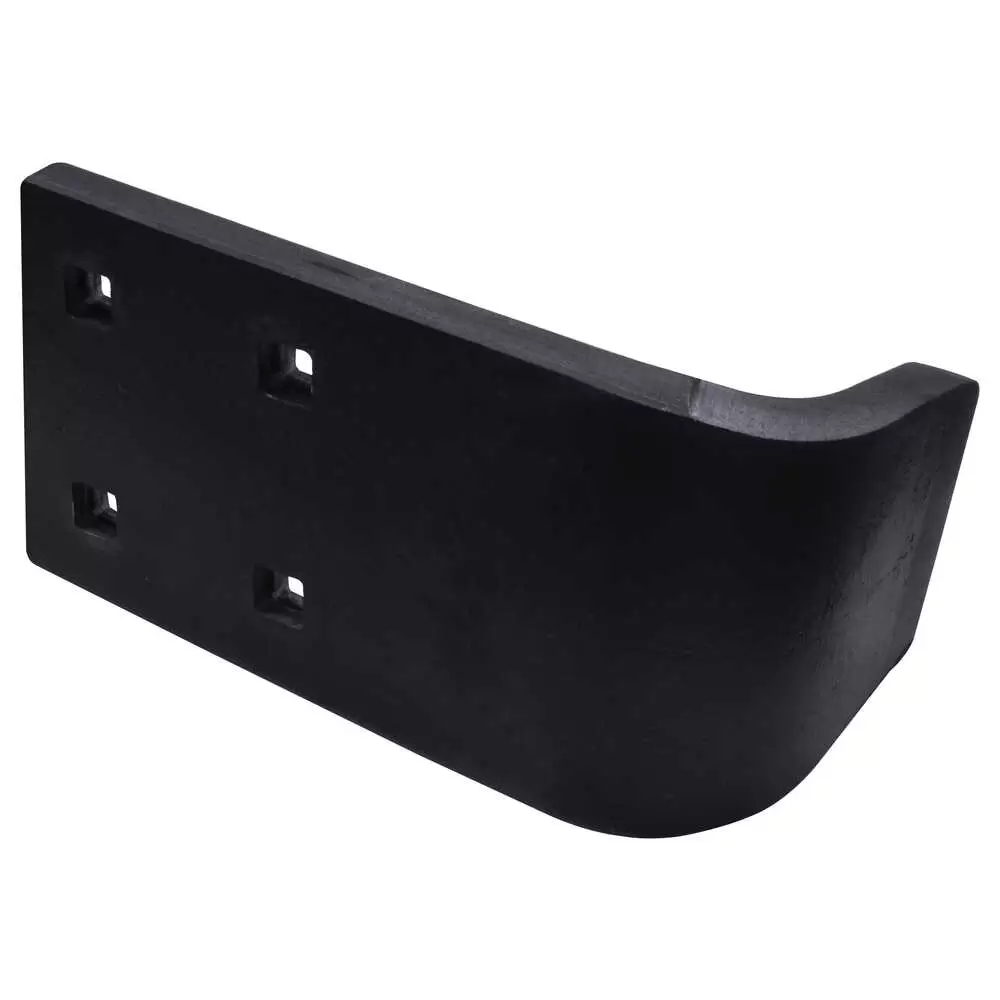 12" x 6" x 3/4" Curb Guard for Highway Punch Cutting Edges - 4 Square Holes, 5/8" - Universal