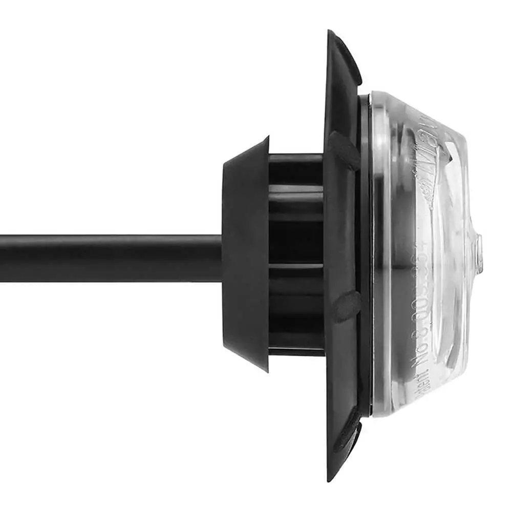 1.25" Round LED Clearance Marker Amber with Clear Lens