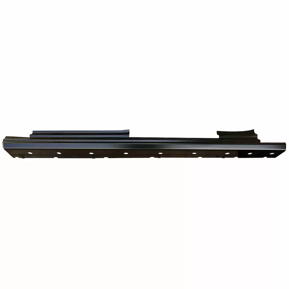 14-18 Chevrolet Pickup Silverado Double Cab Rocker Panel with Sills that Slightly Curve Up Posts - Left Side