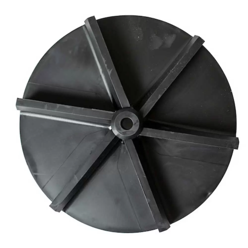 14" Universal CW Poly Spinner Disk - Fits 3/4" Shaft - Cross Drilled
