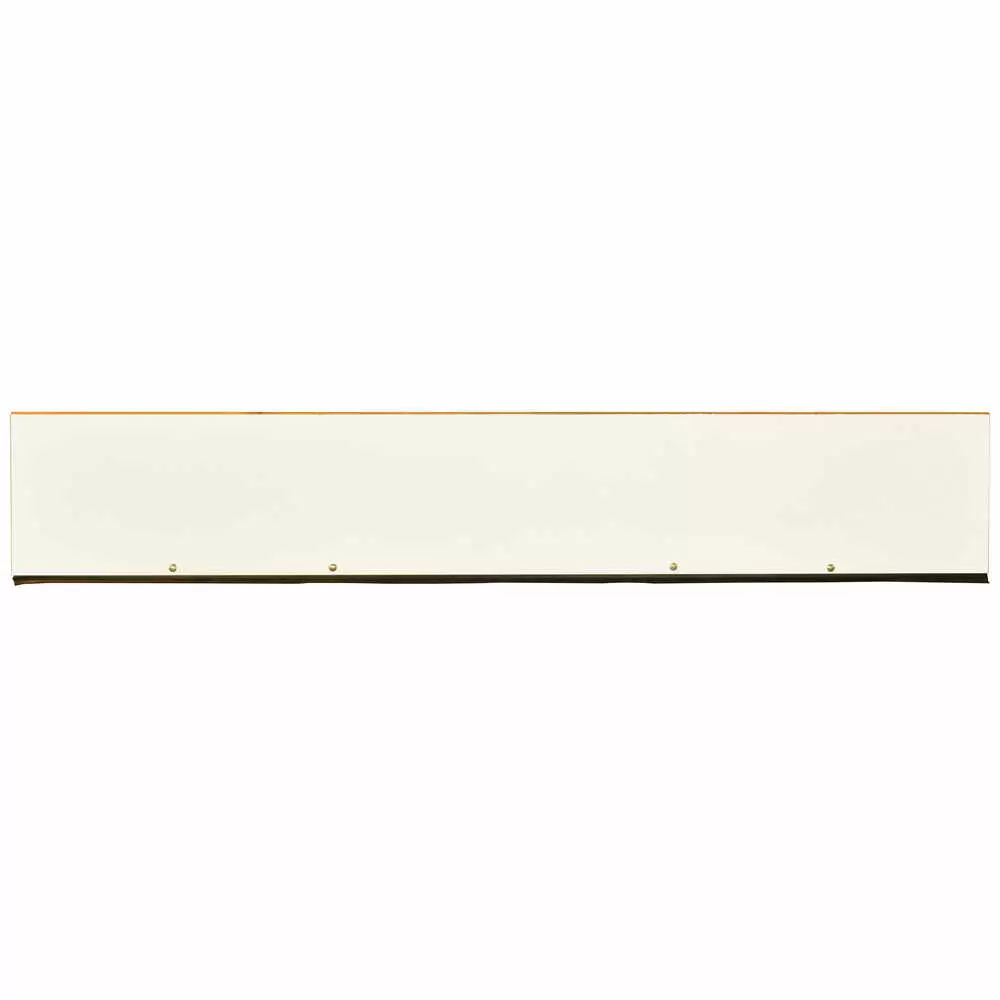 15" X 90" Bottom Wooden Roll Up Door Panel - White - fits Diamond / Todco & Whiting Roll Up Door